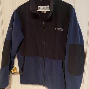 Men’s large COLUMBIA TITANIUM COAT JACKET SKI SNOW BLUE